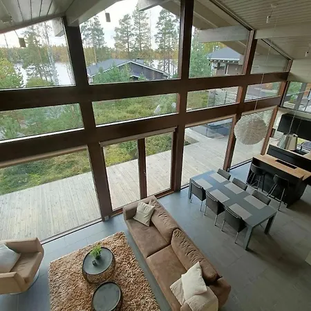 Naava Luppo - Upea Jaervinaekymaellae Ja Ulkoporealtaalla Villa Ähtäri